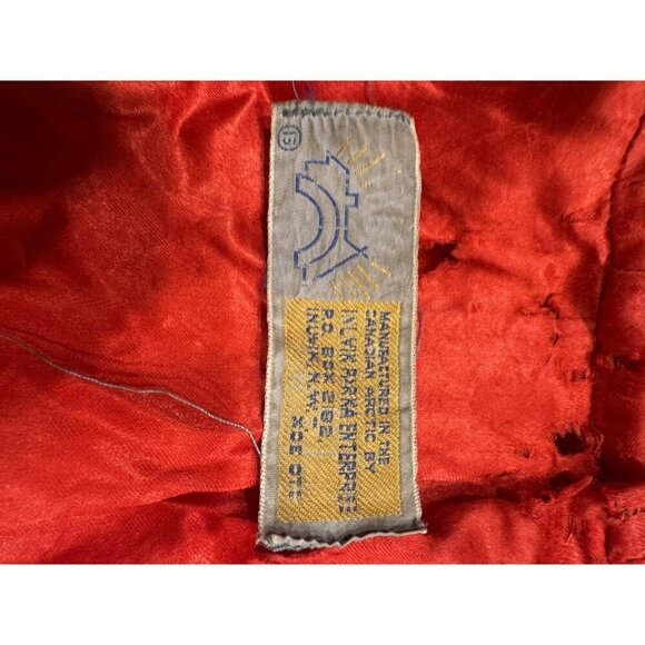 Vintage Inuvik Parka Enterprise Jacket Red - Picture 7 of 11
